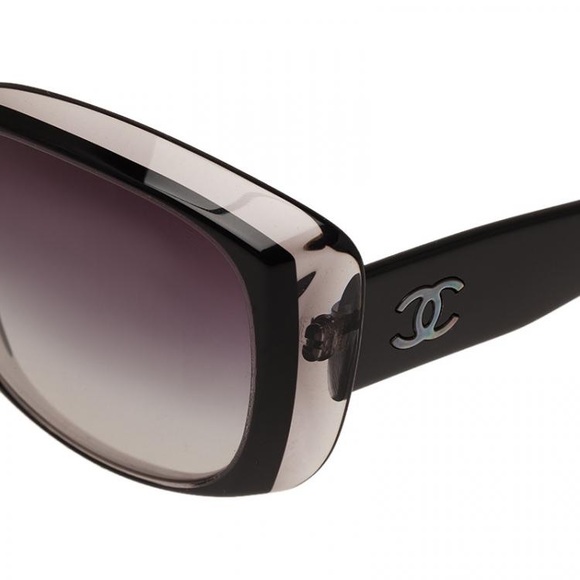 CHANEL Mother of Pearl CC Sunglasses 5227-H Black - Picture 6 of 10